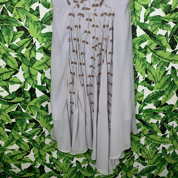 ASOS Women's Formal Dress Size 10 Beaded New Years Eve Holiday Winter Party - Picture 14 of 14